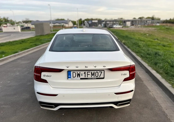 Volvo S60 cena 120800 przebieg: 75265, rok produkcji 2019 z Wrocław małe 67